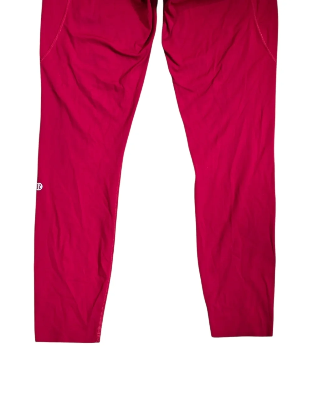 Lululemon Fast and Free Tights Dark Red Size 8 Activewear